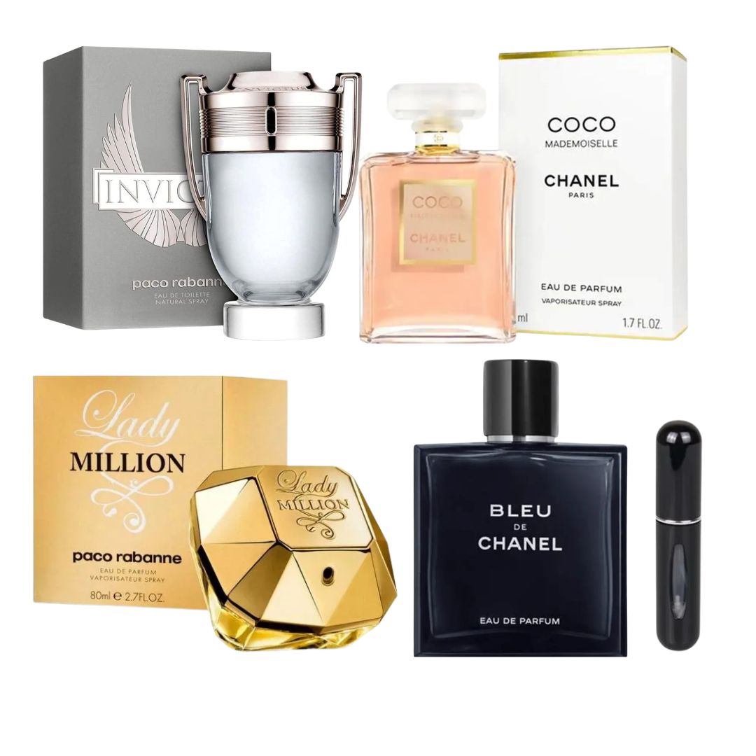 COMBO 4 PERFUMES+1 PERFUMERO